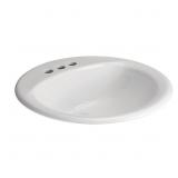 DROP-IN BATHROOM SINK IN WHITE