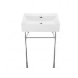 $201 CLAIRE 24" RECTANGLE ZERO HOLE CERAMIC CONSOL