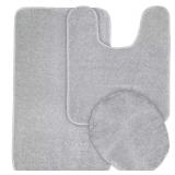 GRAMERCY SILVER SOLID POLYPROPYLENE 3-PIECE BATH M