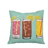 16 IN. X 16 IN. DRINK TRIO OUTDOOR THROW PILLOW