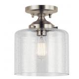$105 WINSLOW 1-LIGHT BRUSHED NICKEL HALLWAY SEMI-F