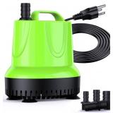 FREESEA FOUNTAIN SUBMERSIBLE WATER PUMP: 660GPH 40