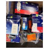 1 LOT OF ASSORTED LEVITON ITEMS