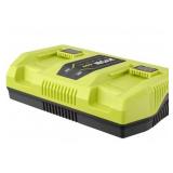 $179 RYOBI 40-VOLT LITHIUM ION DUAL PORT RAPID CHA