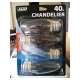 FEIT ELECTRIC 6 PACK OF 4BULBS- 40W CHANDELIER- ST