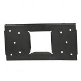 STEEL MAILBOX MOUNTING BOARD, BLACK