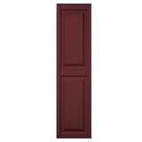 15 IN. X 59 IN. RAISED PANEL VINYL EXTERIOR SHUTTE