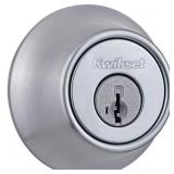 660 SATIN CHROME SINGLE CYLINDER DEADBOLT FEATURIN