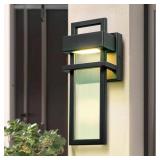 $106 KOHLS MATTE BLACK MODERN LIGHTING OUTDOOR LED