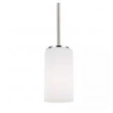 ALTURAS 1-LIGHT BRUSHED NICKEL HANGING MINI PENDAN