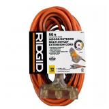 RIDGID 50 FT. 12/3 HEAVY DUTY INDOOR/OUTDOOR EXTEN