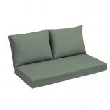 $103 EARTHFIBER OUTDOOR LOVESEAT CUSHION SET 48 X