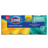 1 LOT OF 3-CLOROX DISINFECTING BLEACH-FREE CLEANIN