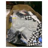1 LOT (1) EXPRESS LINEN BLEND WOMEN S CHECKER SKIR