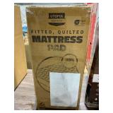 UTOPIA FITTED QUILTED MATTRESS PAD