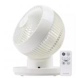 WOOZOO 360 DEGREE OSCILLATING PERSONAL FAN, WHITE