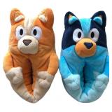GROUND UP BLUEY & BINGO TODDLER PLUSH SLIPPER SIZE
