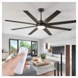$113 FANBULOUS 65 INCH CEILING FANS WITH LIGHTS AN