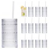 HOBNAIL DRINKING GLASSES VINTAGE GLASSWARE SETVINT