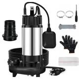 $200 1 HP SEWAGE GRINDER PUMP, 115V GRINDER SUMP P