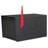 $130 MODERN POST-MOUNTED MAILBOX, HEAVY DUTY MAILB