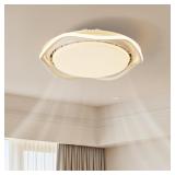 $130 ENCLOSED BLADELESS CEILING FAN WITH LIGHT AND