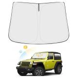 CANVCLE WINDSHIELD SUN SHADE FOR 2018-2026 JEEP WR