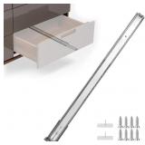 HOMDIY 2 PCS BOTTOM MOUNT CENTERED DRAWER SLIDES F