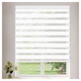 CORDLESS ZEBRA BLINDS FOR WINDOWS (52" W X 72" H,