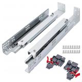 LONTAN 1 PAIR UNDERMOUNT SOFT CLOSE DRAWER SLIDES