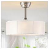 $135 20" CAGED FANDELIER CEILING FANS WITH LIGHTS,