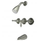 $200 KINGSTON BRASS MAGELLAN TRIPLE HANDLE TUB AND