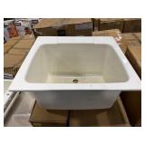 WHITE LAUNDRY TUB