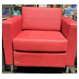 RED LEATHER CHAIR