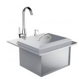 $658 PREMIUM DROP IN SINK WITH HOT AND COLD WATER