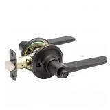 CONTEMPORARY ZANE TUSCAN BRONZE BED/BATH DOOR HAND