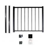 $298 ARIA RAILING 40 IN. X 36 IN. BLACK POWDER COA