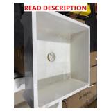 LARGE WHITE SINK BASE