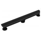 VIGO ELAN 24 IN. LINEAR SHOWER DRAIN IN MATTE BLAC