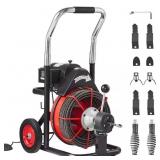 $348 DRAIN CLEANER MACHINE 100 FT. X 3/8 IN., AUTO