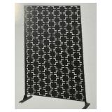 OUTDOOR FREE STANDING METAL PRIVACY SCREEN - QUADR