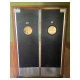 1 LOT: (2) 27 X 82 BLACK KITCHEN SWING DOORS