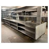 22FT SS KITCHEN EXPO W/ BUILT IN WARMERS