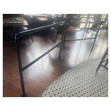 114-IN BLACK METAL HANDRAIL SECTION