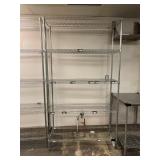 18 X 47 X 87 CHROME 5 SHELF METRO RACK