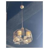 4-LITE GLASS DECORATIVE CHANDLIER
