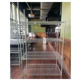 47 X 24 X 86 4-SHELF CHROME METRO RACK