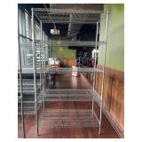 47 X 24 X 86 5-SHELF CHROME METRO RACK