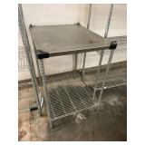 24 X 29 1/2 X 35 CHROME APPLIANCE TABLE
