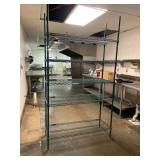 47 X 18 X 87 5-SHELF GREEN COATED METRO RACK